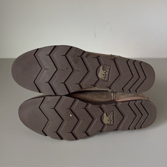 Sorel Major Pull On Perforated Leather & Suede Boots Size 11 - Picture 10 of 11